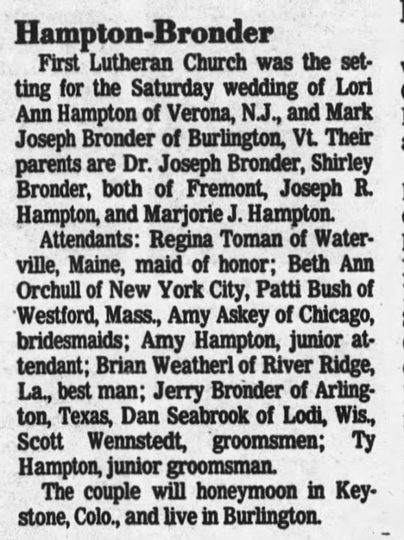 Clipping from Lincoln Journal Star